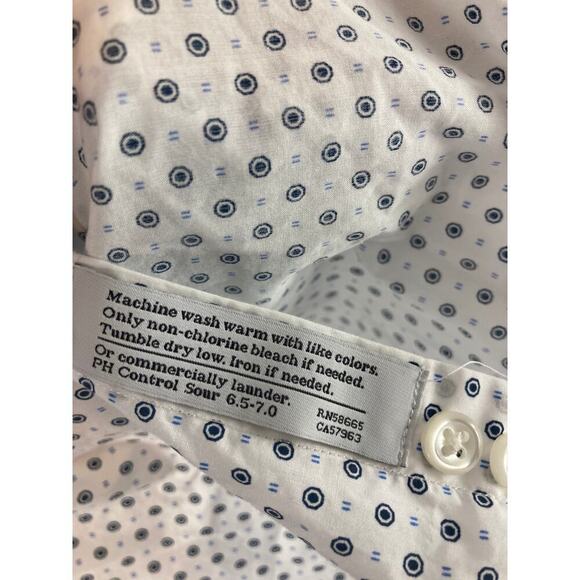 NWOT Nordstrom Mens Shop Trim Fit Long Sleeve Button Down Shirt 16 - Picture 3 of 4